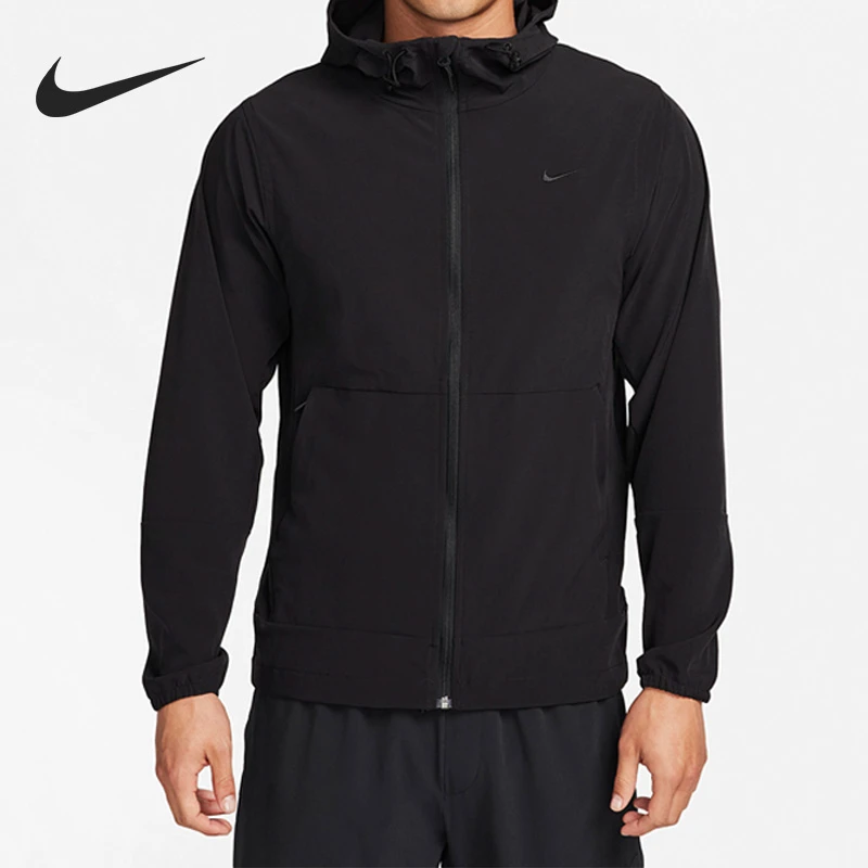 Nike/耐克正品新款男子休闲运动连帽训练外套夹克FB7552-010