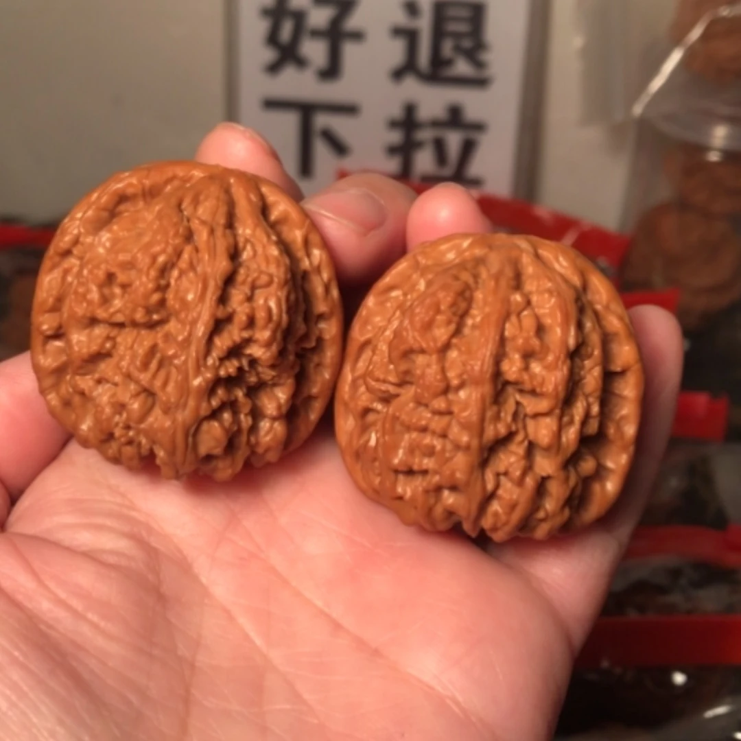【闪购商品】文玩核桃把件大粗筋40