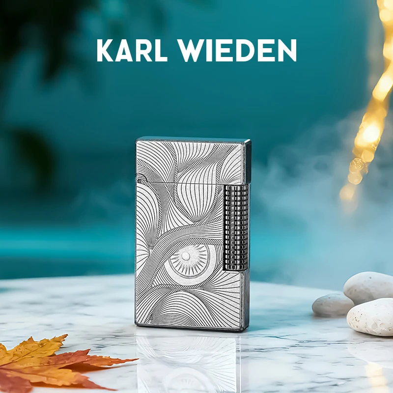 古银秋水含睛KW朗声打火机煤油黄铜送男友生日礼物高档高颜值