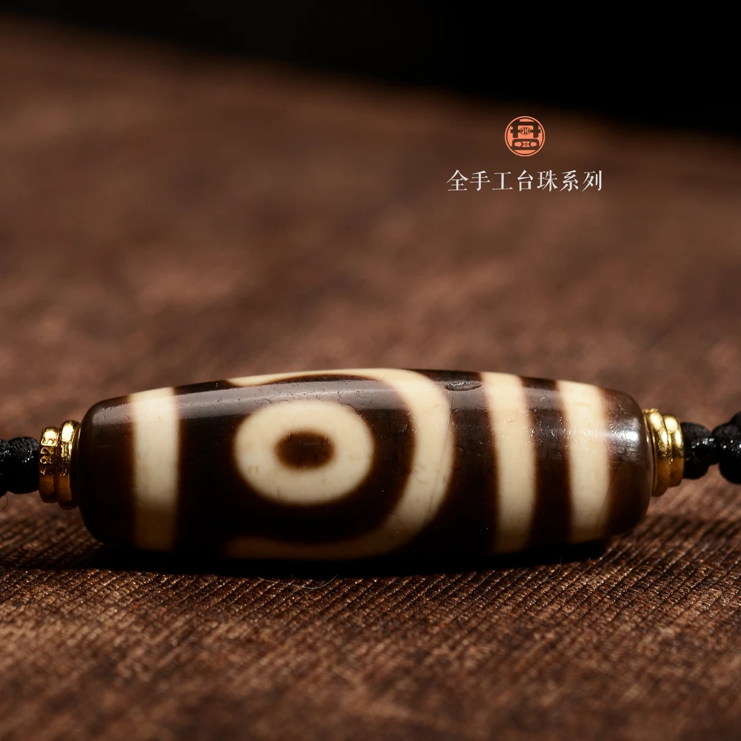 聚缘 K手工定制锁骨链（现代染色玛瑙如意二眼天珠制品）3251