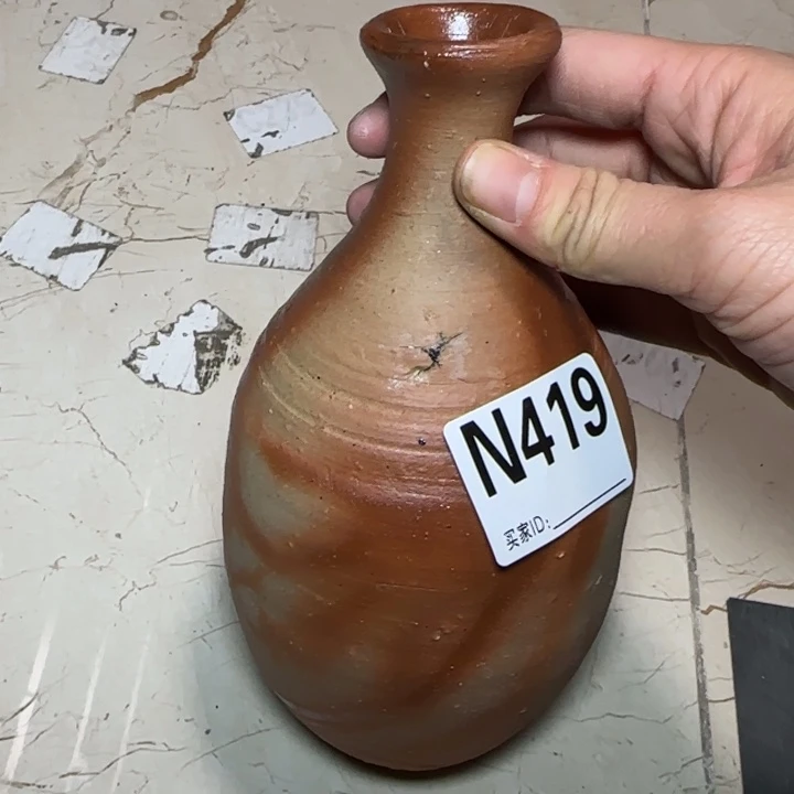 备前烧作品备前烧石爆涂胶