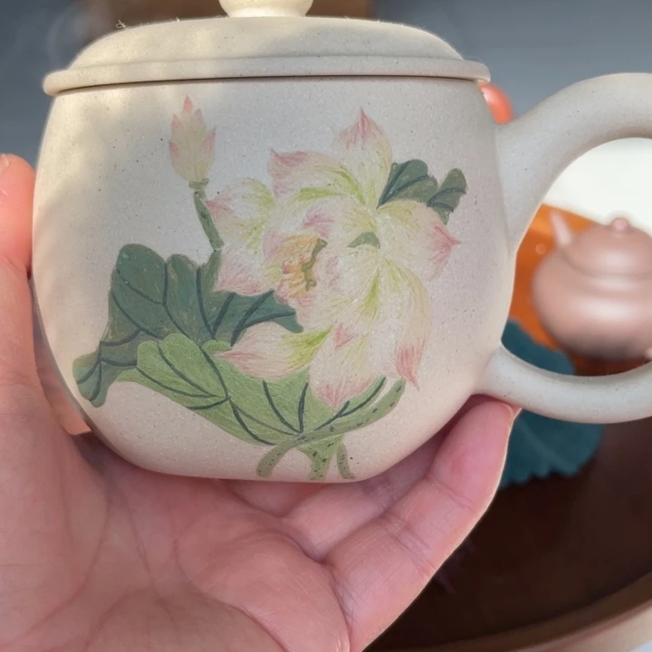紫泥茶壶泥绘手工制作
