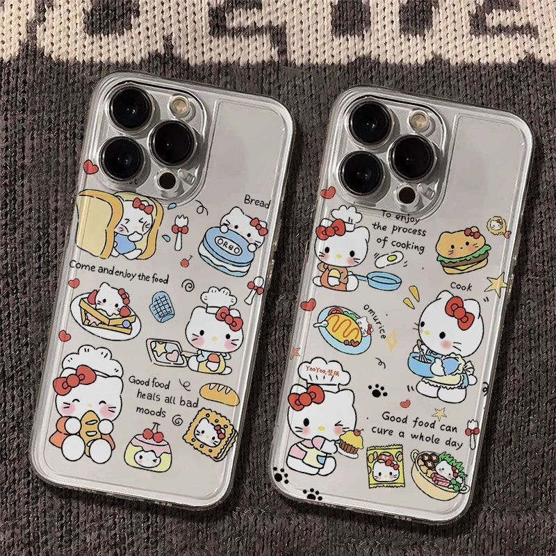 糕点师kitty猫太空手机壳适用于苹果16透明iphone14保护壳15pro