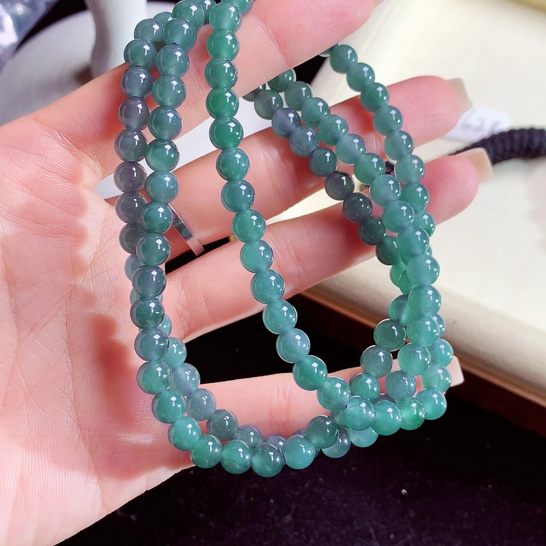 颈饰未镶嵌翡翠天然