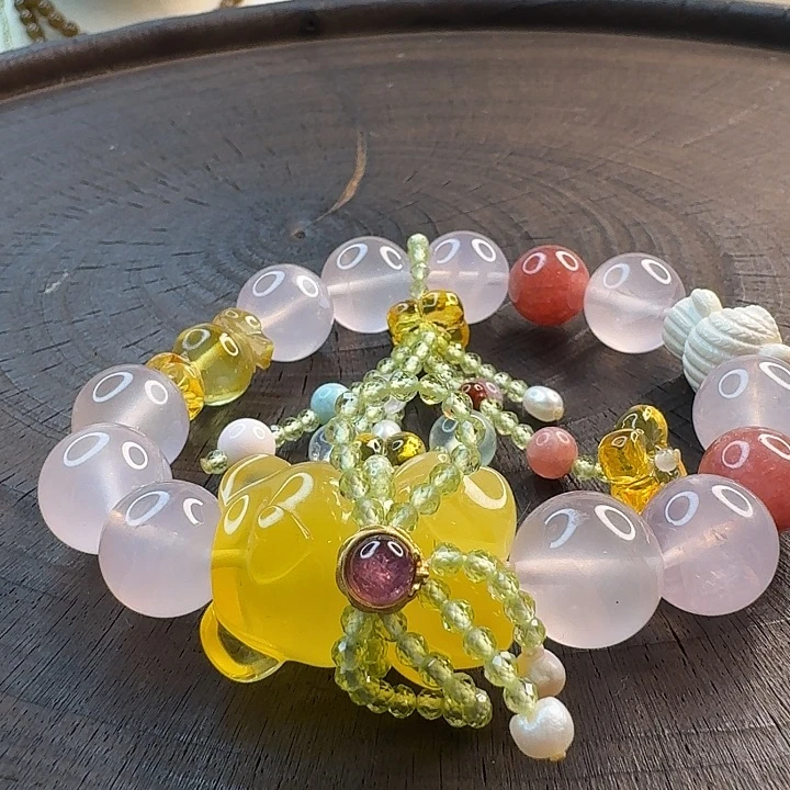 琥珀未镶嵌手链琥珀手串