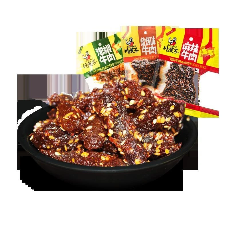 川汉子泡椒麻辣味干袋四川达州特产成都美食小吃零食