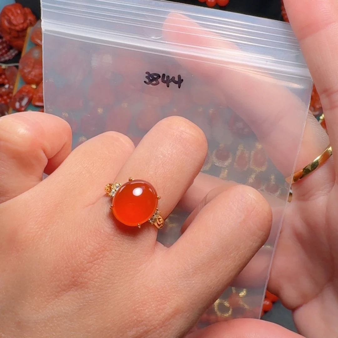 南红玛瑙南红银S925镶嵌