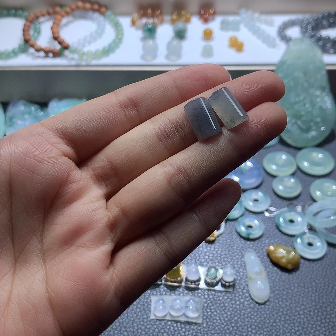 翡翠未镶嵌颈饰无事柱多样性发货