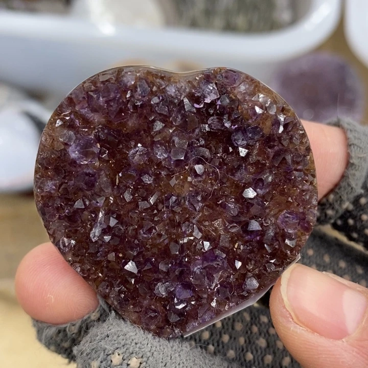 珠宝半成品未镶嵌紫晶