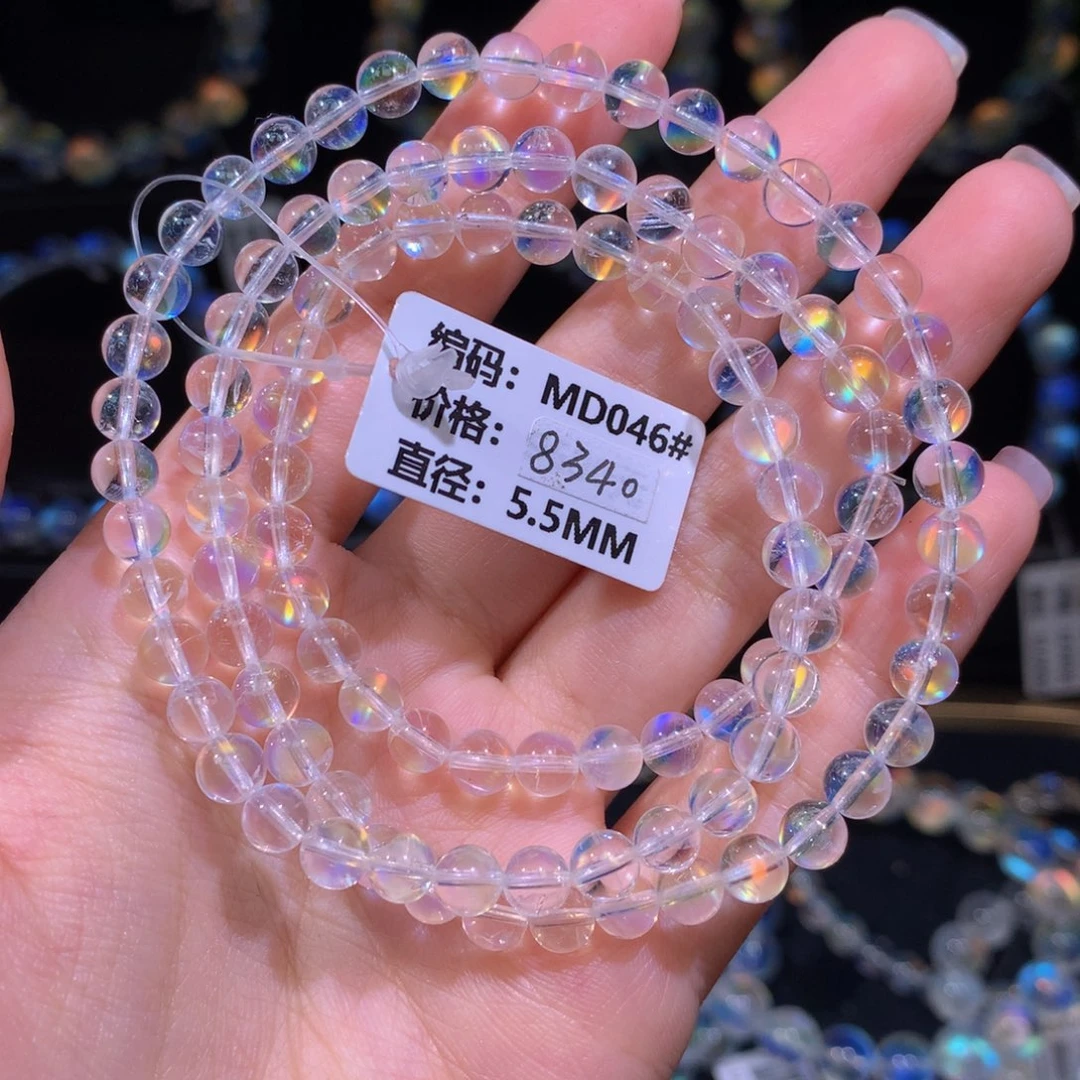 月光石手串未镶嵌MD046#5.5mm