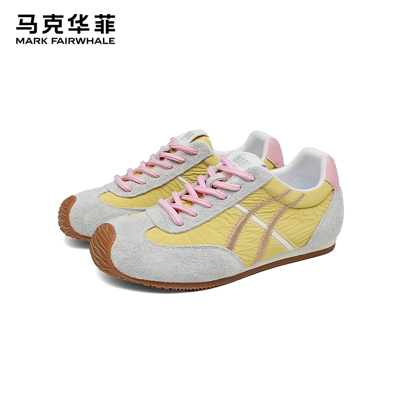 马克华菲女鞋2025年秋季新款轻便舒适经典运动鞋潮牌个性德训鞋
