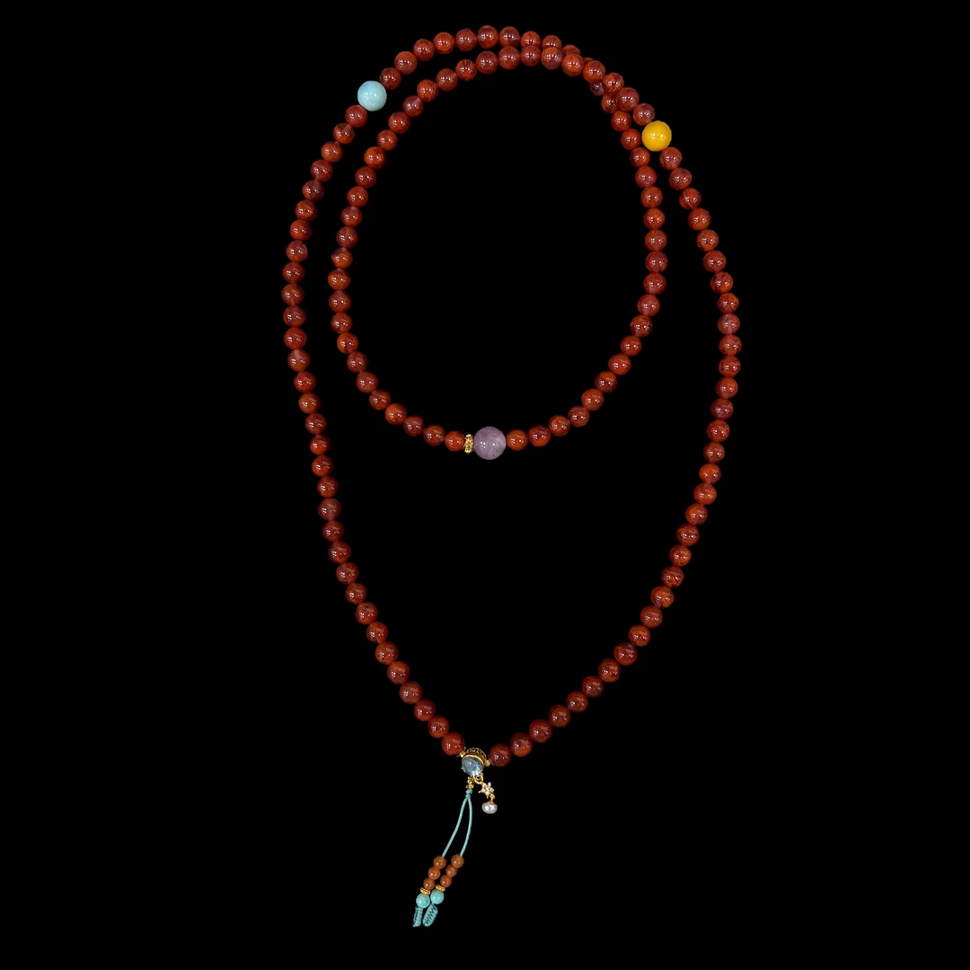 V4163南红项链孤品