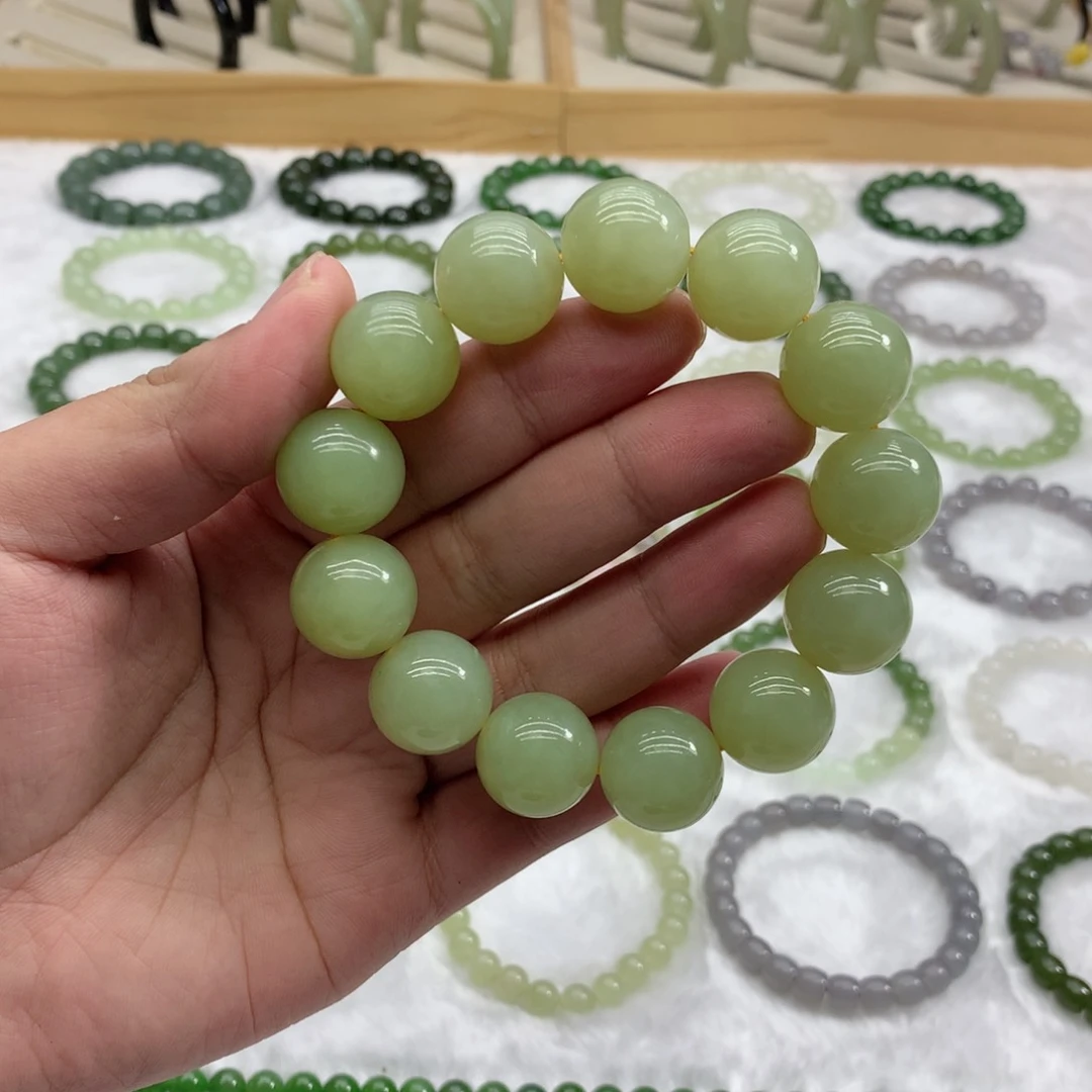 未镶嵌手串和田玉（黄口18）