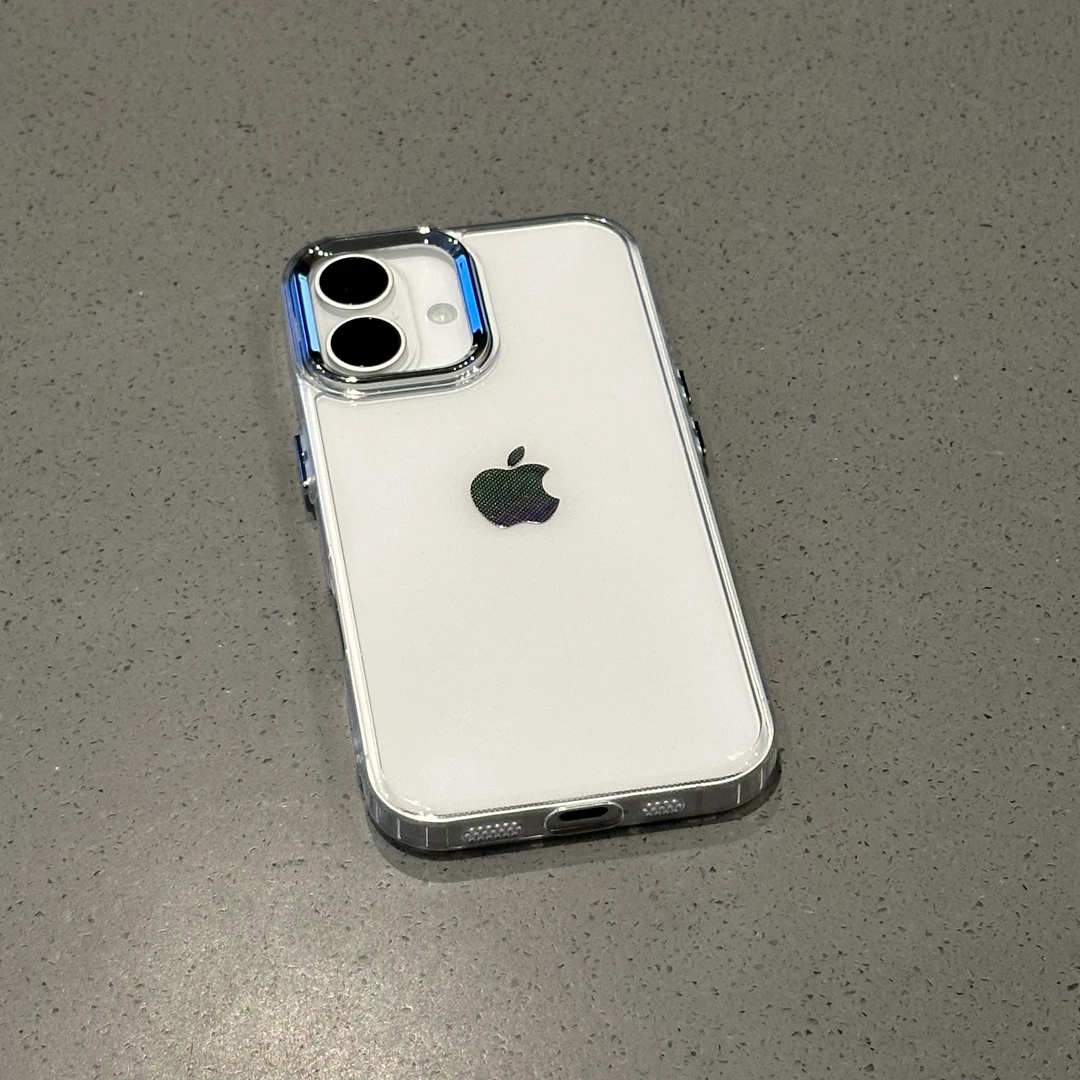 夕与空简约高级感金属框适用苹果16手机壳小米14vivoppo华为p70套