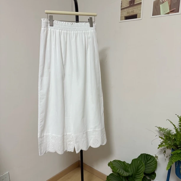 DOB｜日单 打底神裤 真八九分长度蕾丝边阔腿裤打底裤