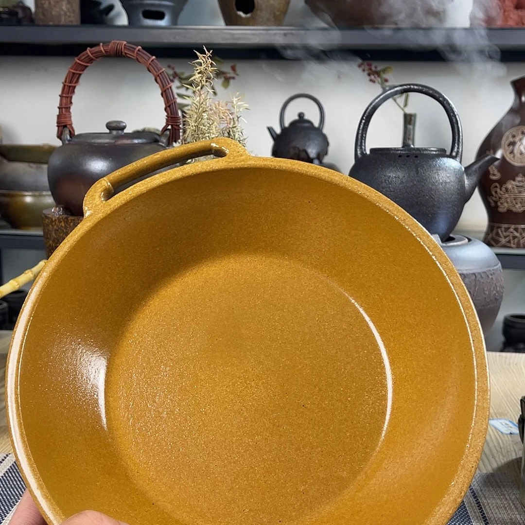 紫砂粗陶实用砂锅