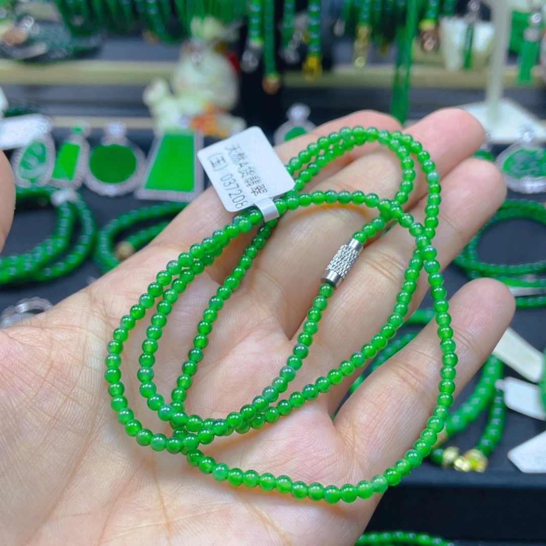 颈饰未镶嵌翡翠项链3