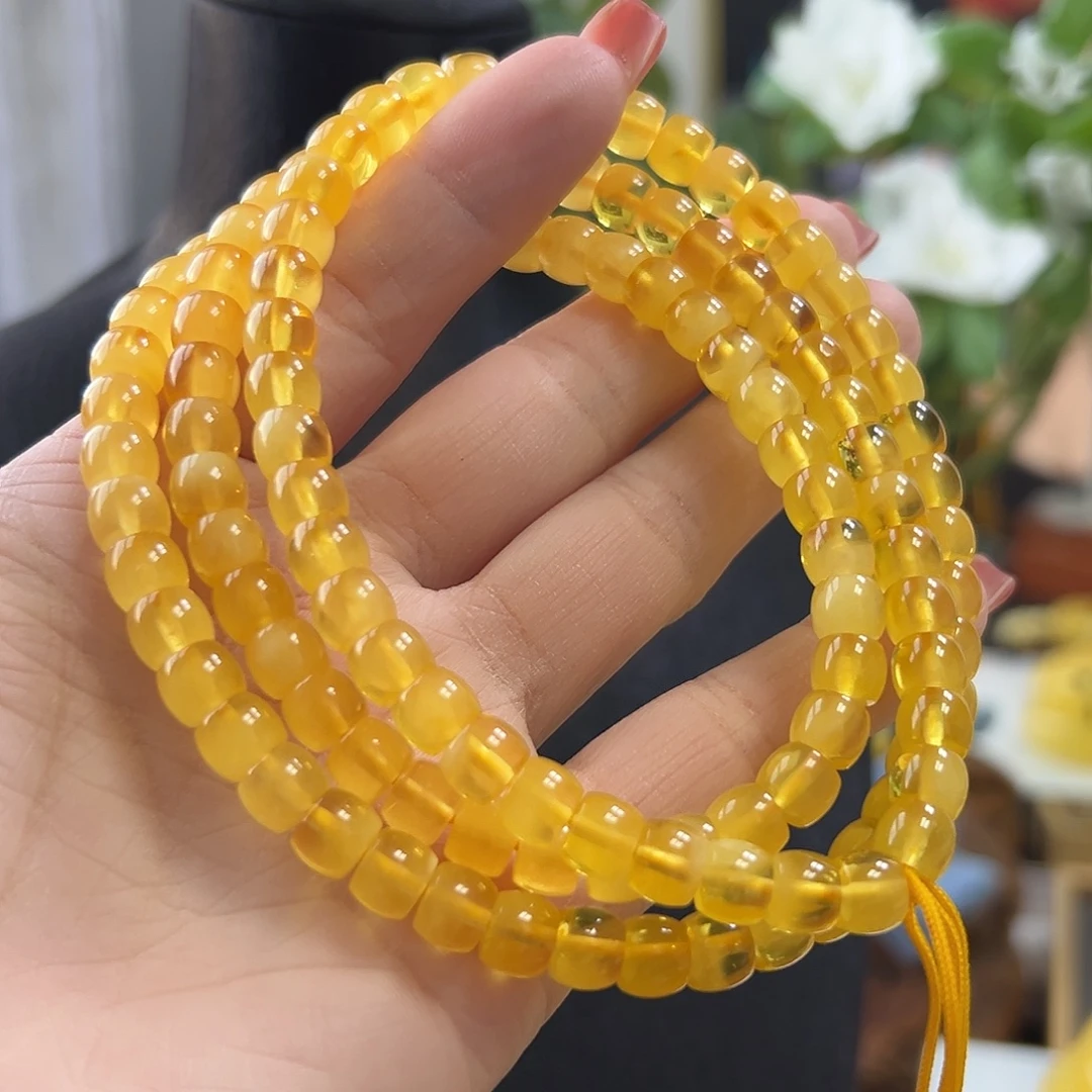 琥珀项链未镶嵌意境