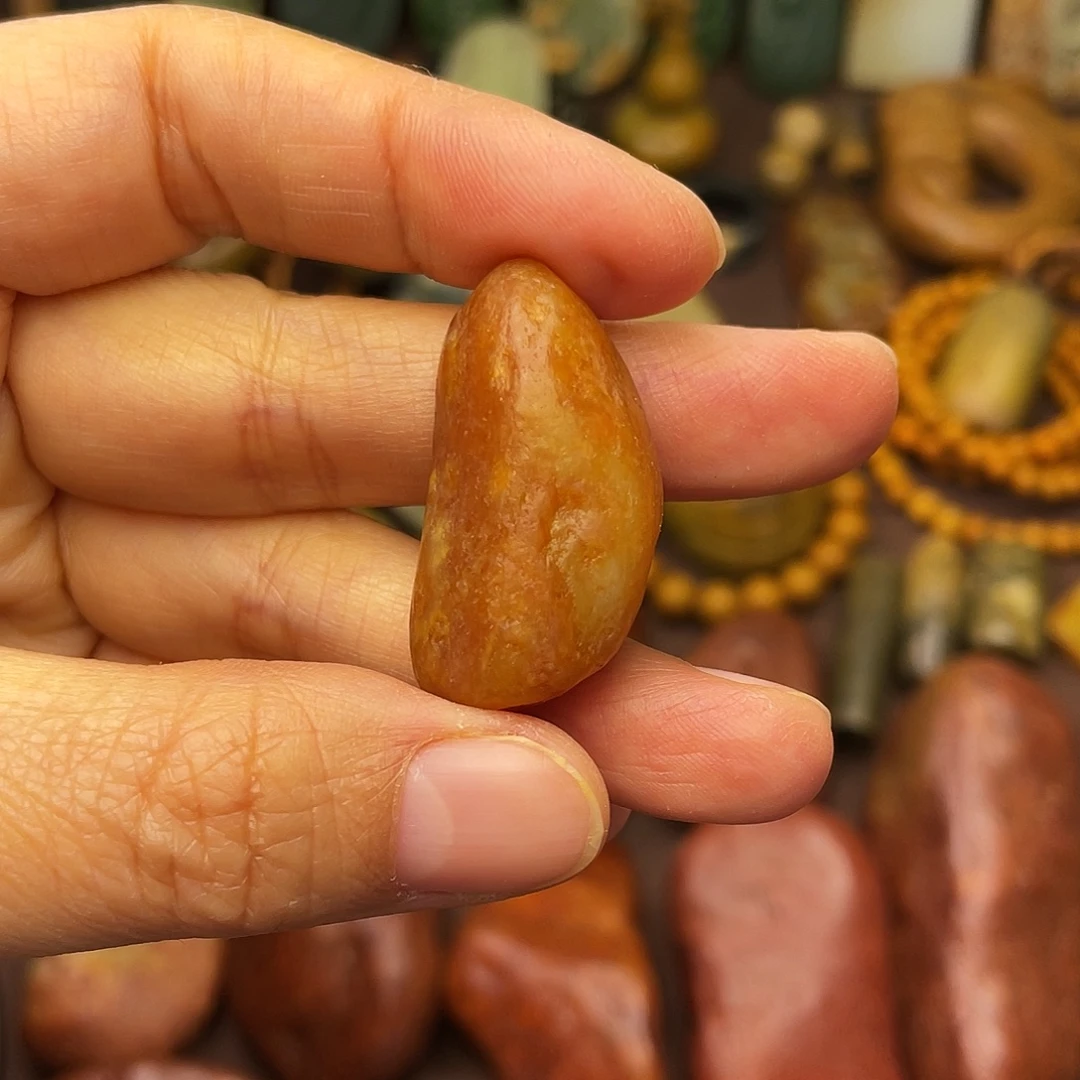 岫岩河磨玉（透闪石质玉）未镶嵌颈饰