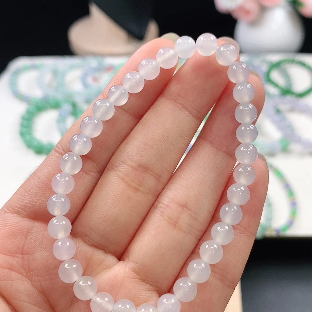 翡翠未镶嵌手链5.8mm