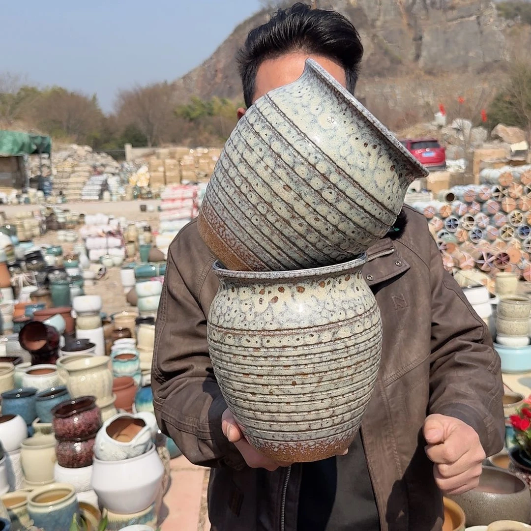 紫砂花盆口17高22（A01镇店之宝