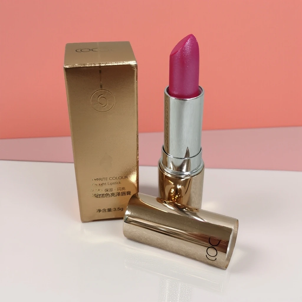 TS1855  炫彩保湿闪亮可可宠色亮泽唇膏3.5克*2支