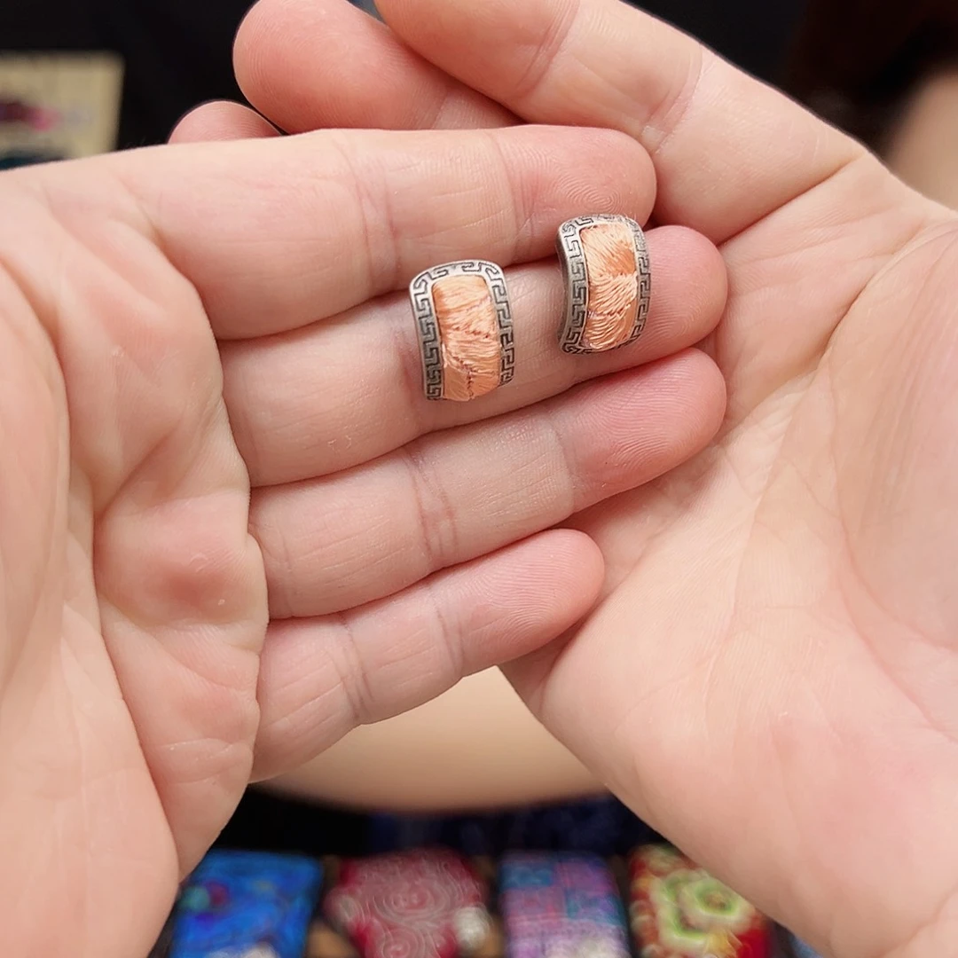 黄铜925银布艺手工刺绣