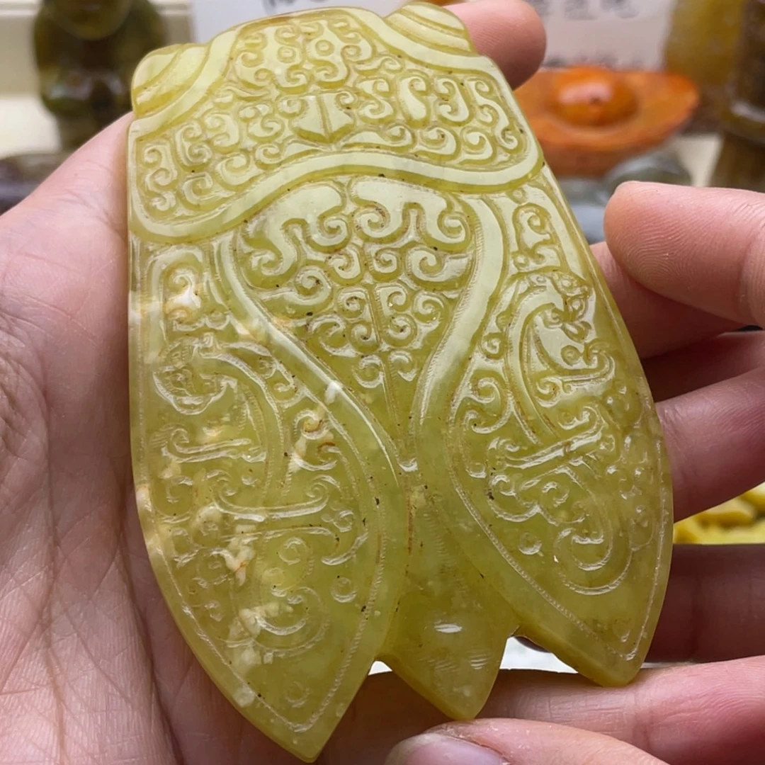 未镶嵌蛇纹石玉颈饰137