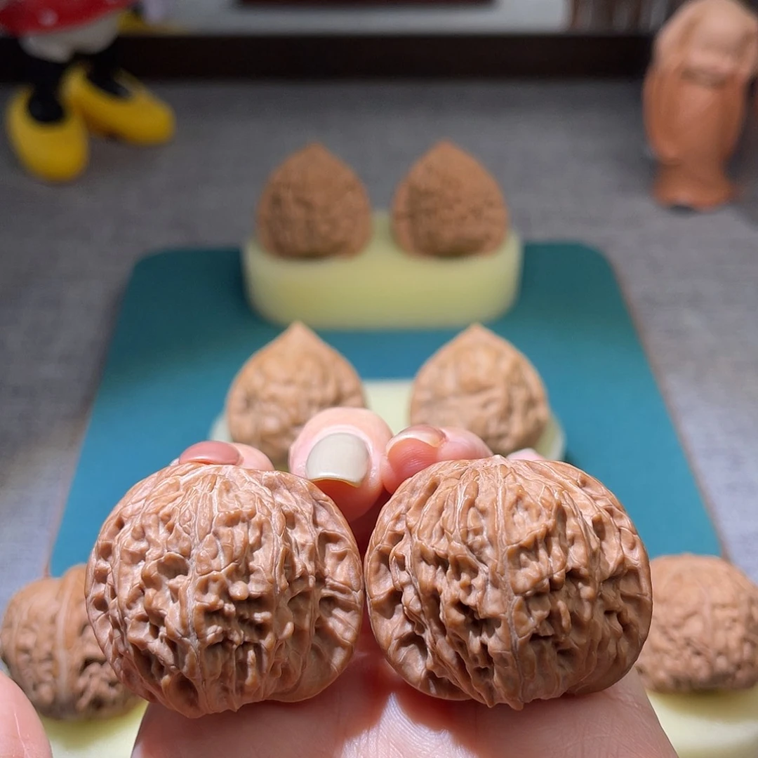 吊坠文玩核桃叶**声41磨盘全品