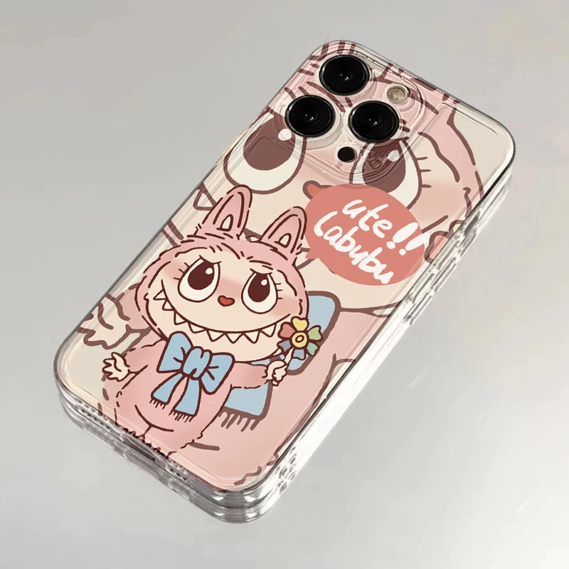 BANCA粉粉拉布布适用iPhone16/15手机壳苹果14华为vivo小米15oppo
