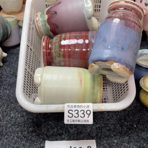 紫砂花盆微瑕339口径的4.5左右