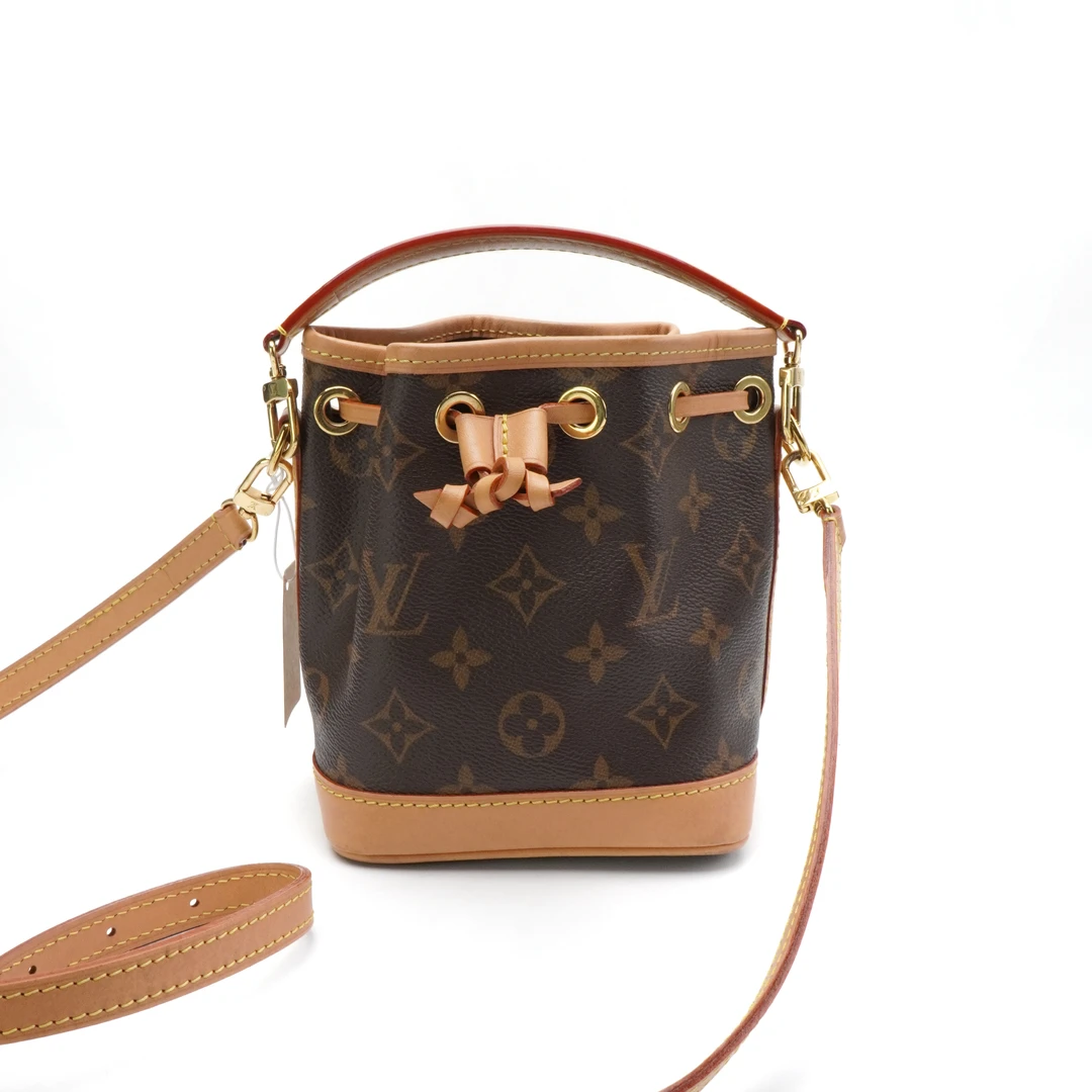 95新 LouisVuitton/路易威登 LV路易威登老花nano水桶包 102712