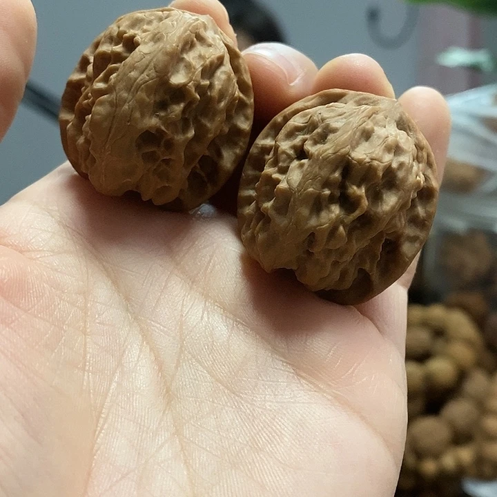 把件文玩核桃34蜡皮野狼