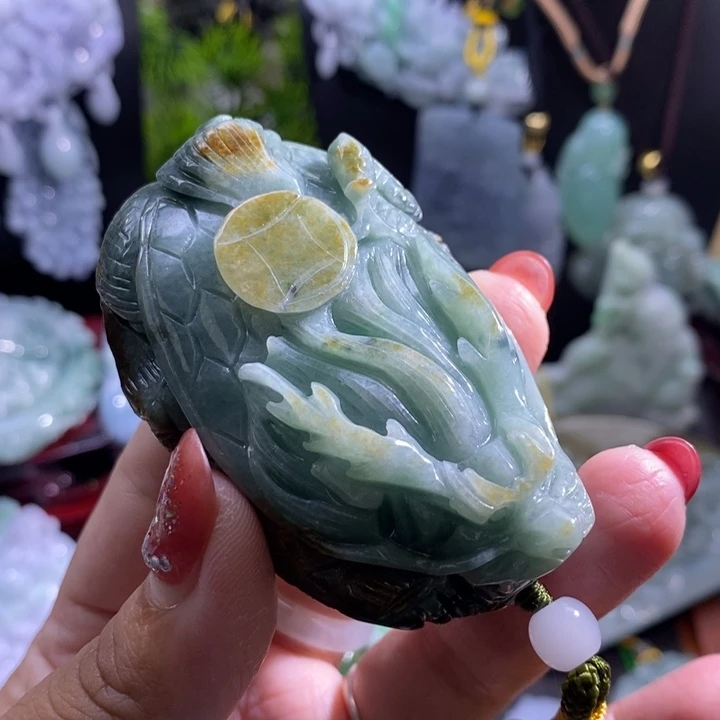 【闪购商品】颈饰未镶嵌翡翠龙龟