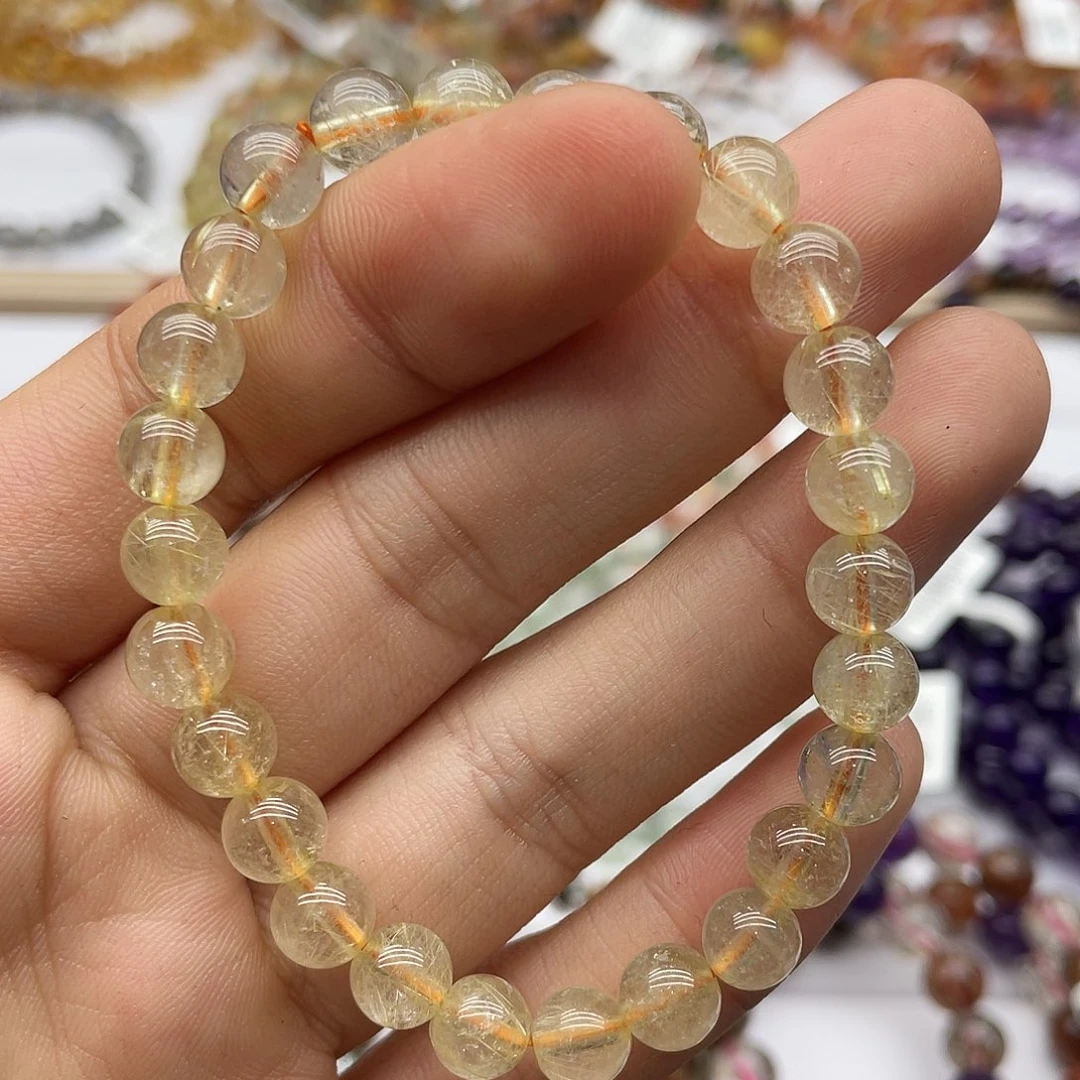 水晶未镶嵌手串水晶