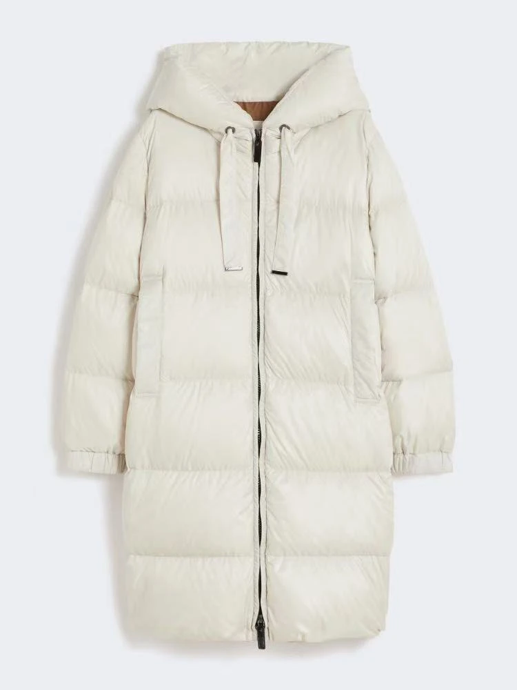 未使用 MaxMara 全新未使用 25年款SEIA系列纯天然鹅绒连帽羽绒服