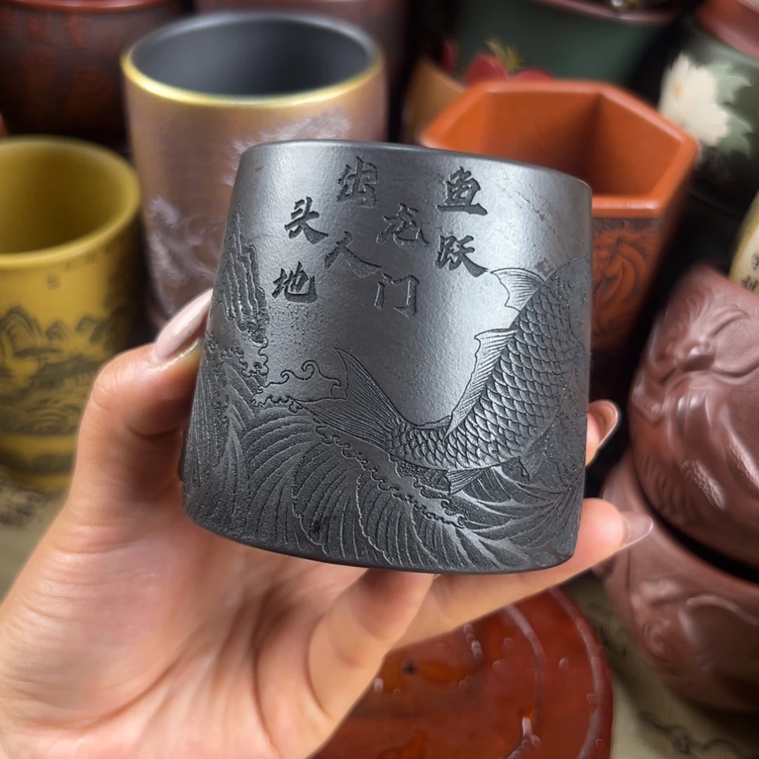 紫砂茶杯紫砂紫砂