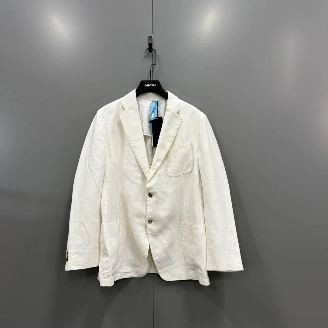 95新 GIORGIO ARMANI/阿玛尼 （cc）白色休闲西服 54码