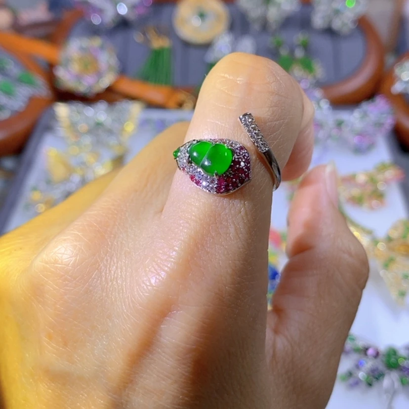 【闪购商品】银S925镶嵌把件翡翠