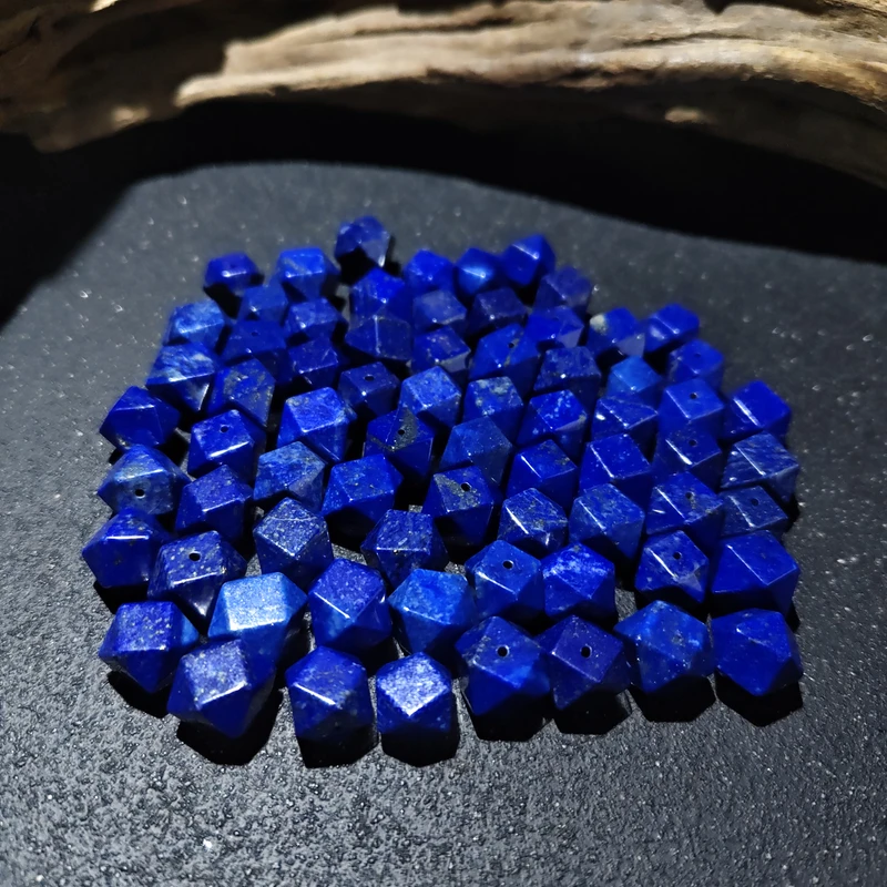 【黑胖珠宝】H1503 天然青金石单珠（拍一发2）多样性发其一