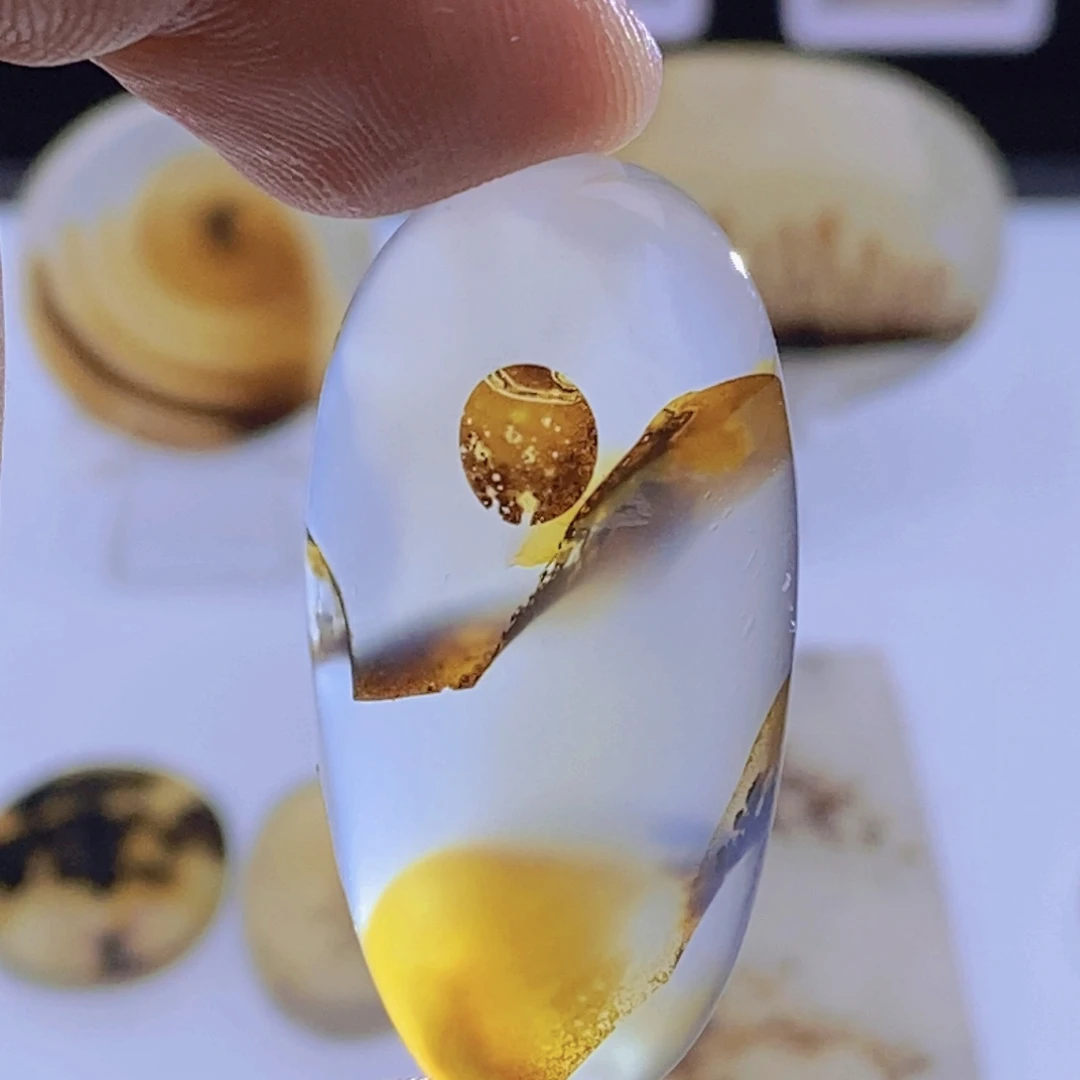 玛瑙/玉髓未镶嵌吊坠(不含链)78