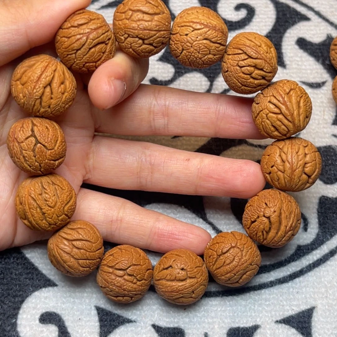 桃核手串龙纹桃核