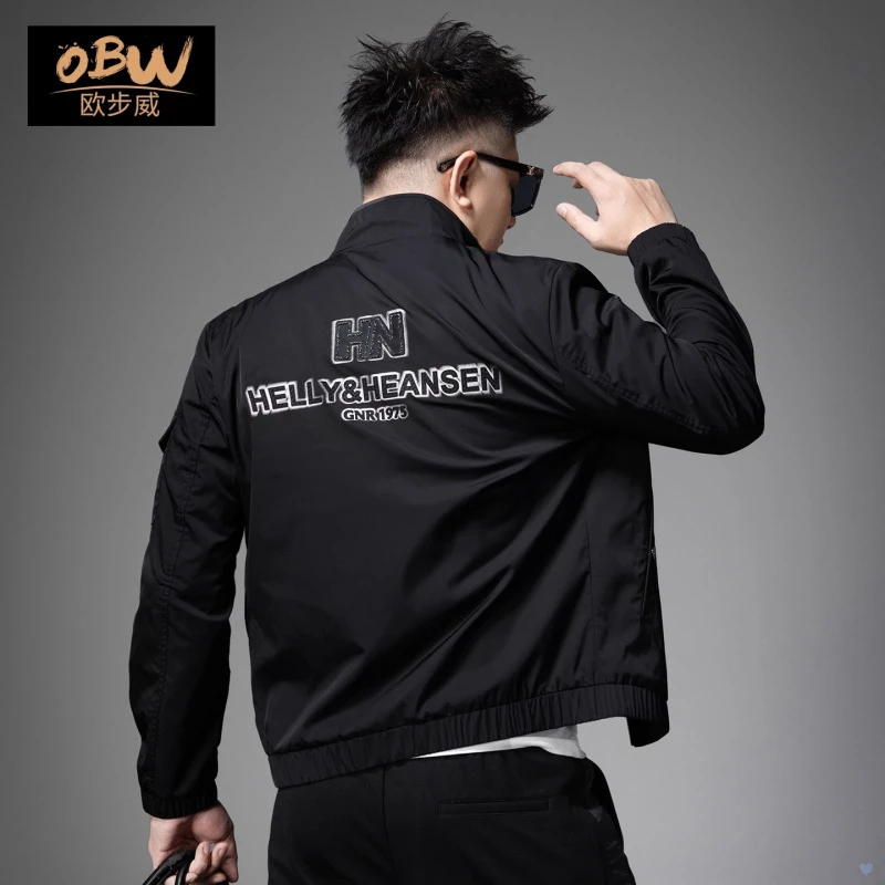 男士欧洲站高端工装外套2025秋季新款潮牌轻奢口袋夹克男装上衣