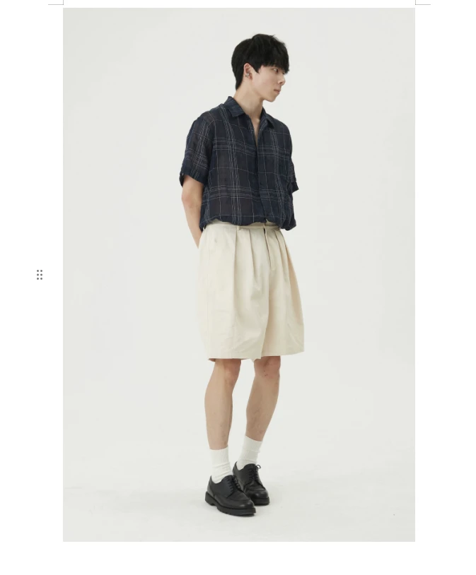F02-30415-SON夏季纯色时尚简约百搭休闲短裤