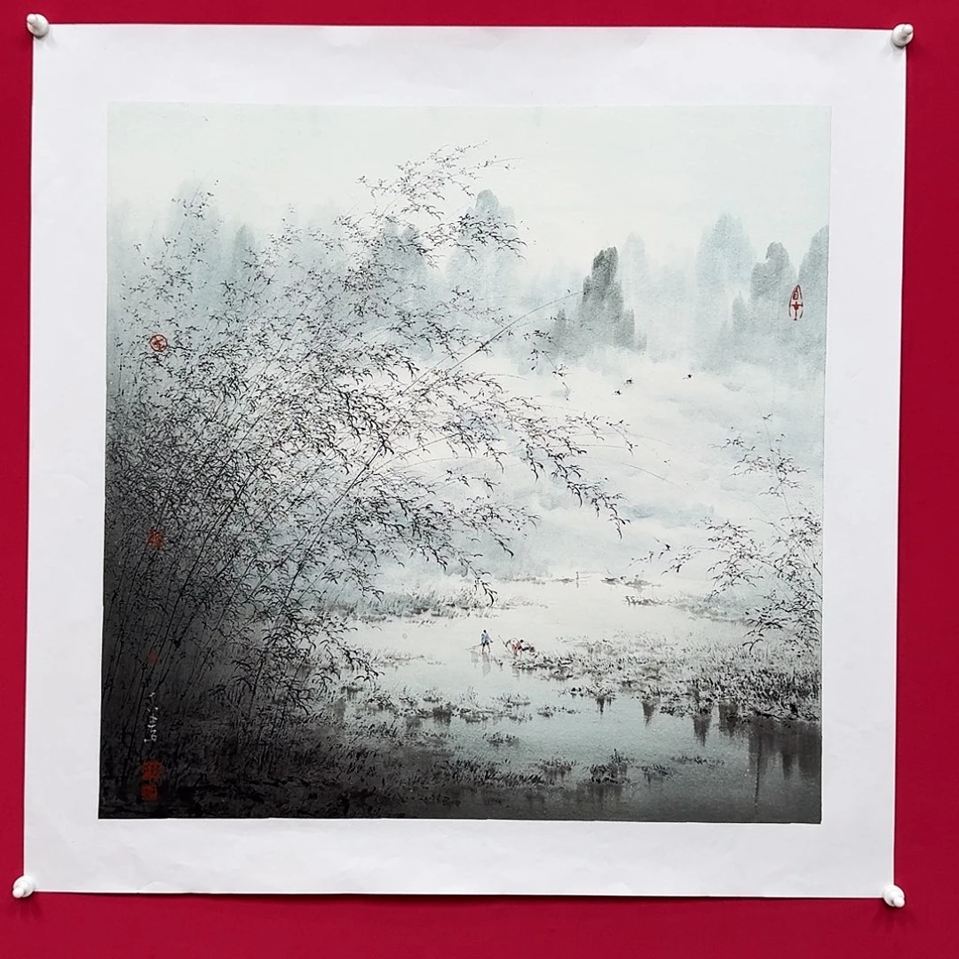 国画木春4平尺精品精品