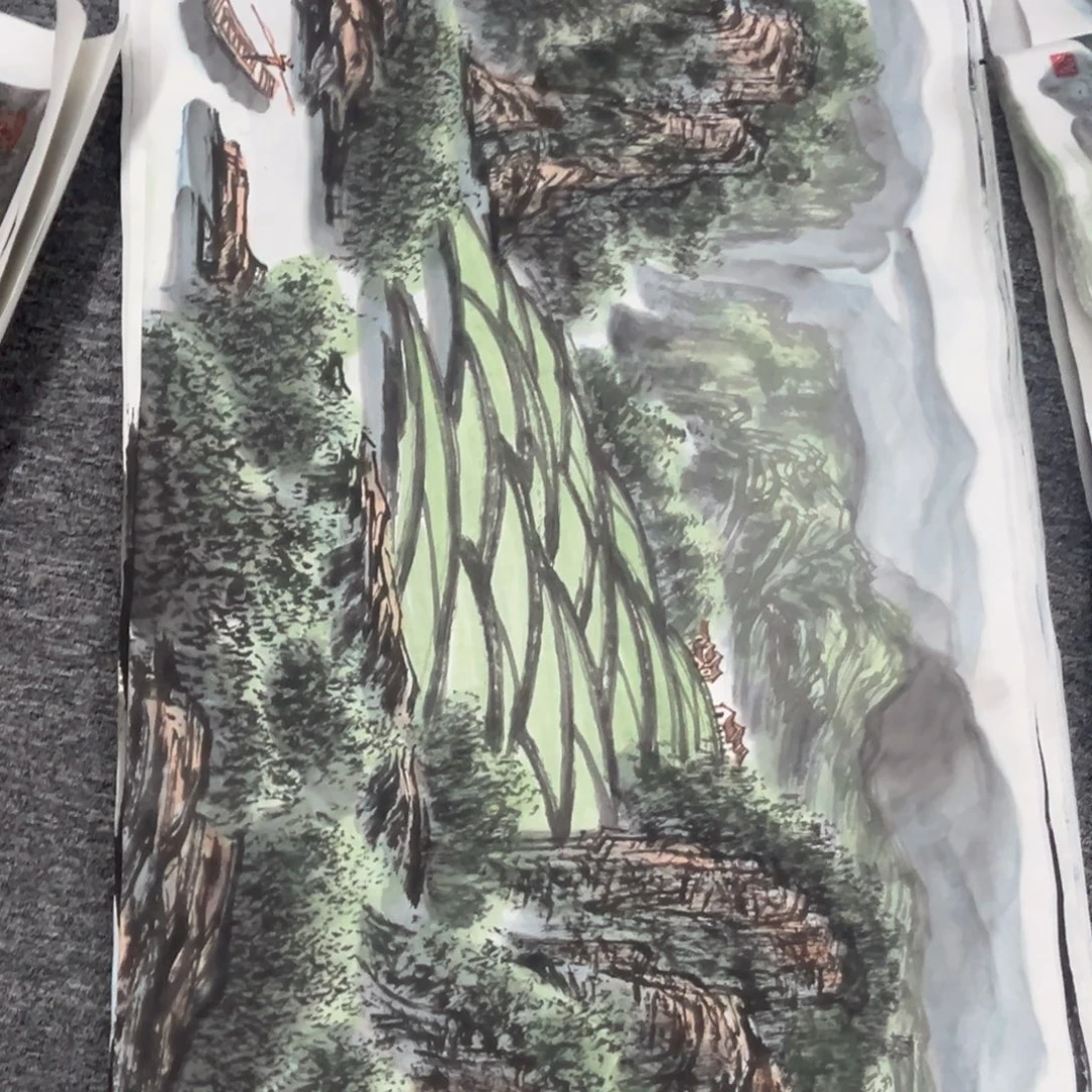 国画绘画作品在全国