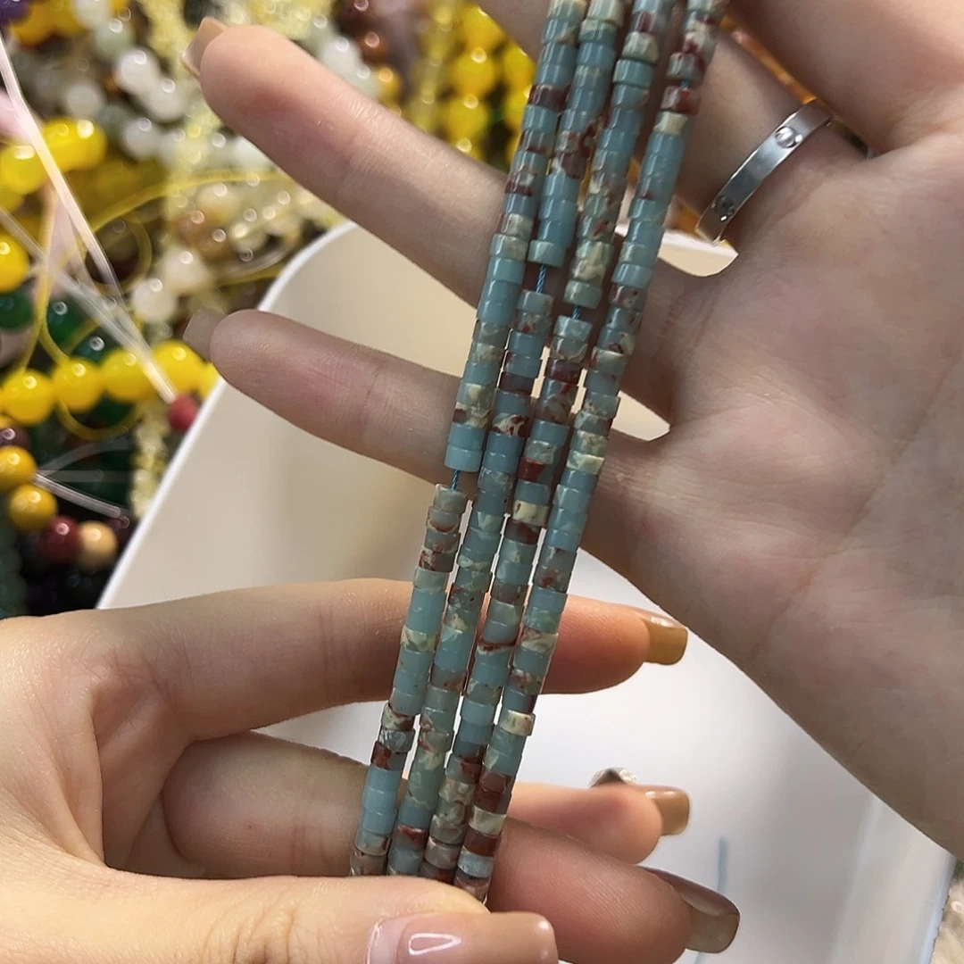 玛瑙/玉髓未镶嵌珠宝半成品寿山石卡4直切一条