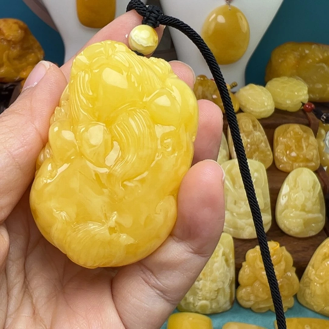 蜜蜡吊坠(赠链)未镶嵌