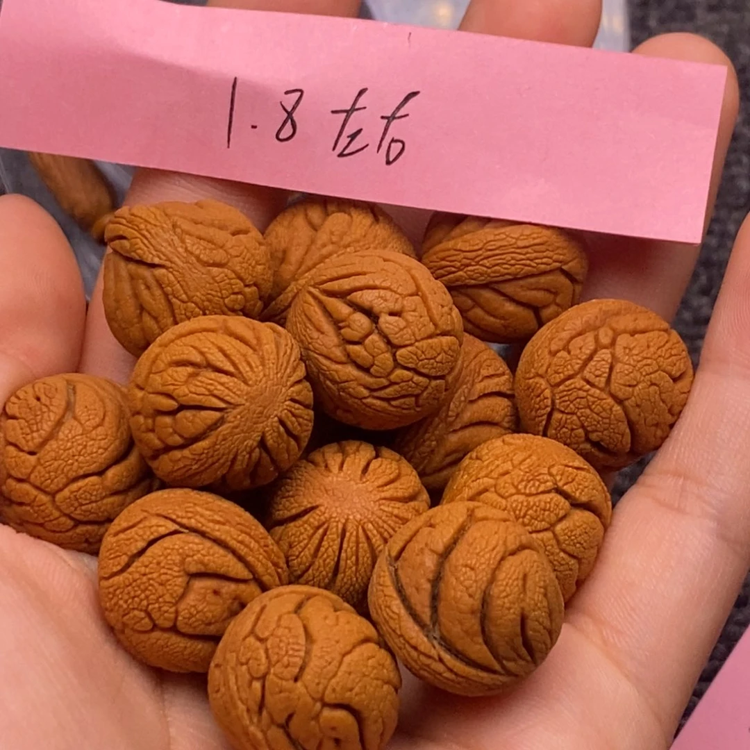秦岭山脉龙纹桃核