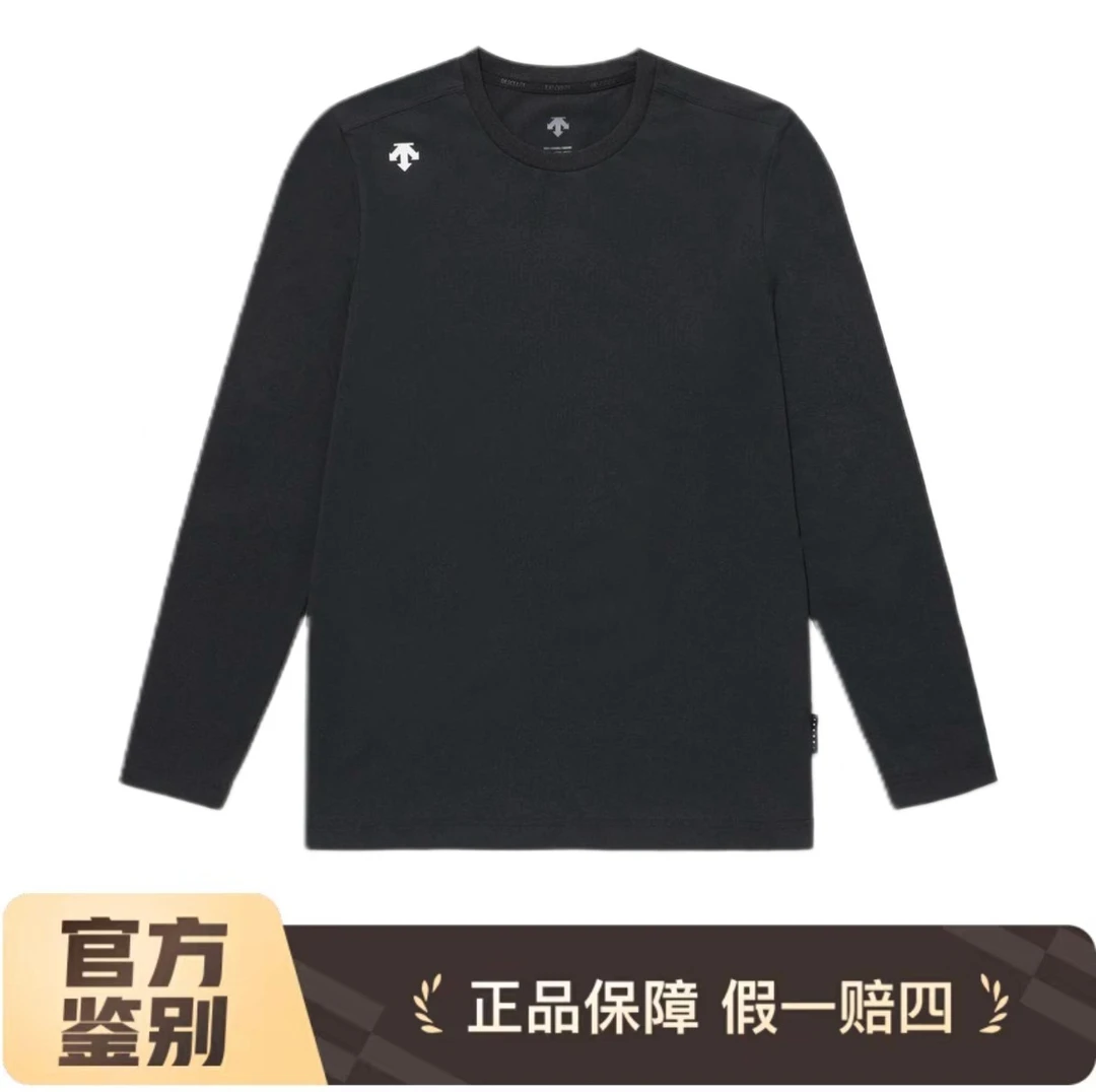 DESCENTE/迪桑特运动健身运动长袖简约透气速干T恤有袖标无袖标72